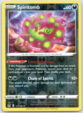 Spiritomb 117/196 Rare Lost Origin Pokemon Reverse Holo Near Mint
