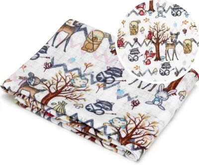 BABYBAZAAR ✅GROSSE BAUMWOLLE BABY MUSLIN QUADRATE TÜCHER WIEDERVERWENDBAR WINDEL TRANK BABYDUSCHE