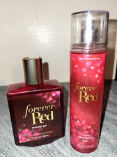 2 Bath  Body Works FOREVER RED Fine Fragrance Body Mist Spray 8 Oz  Shower Gel