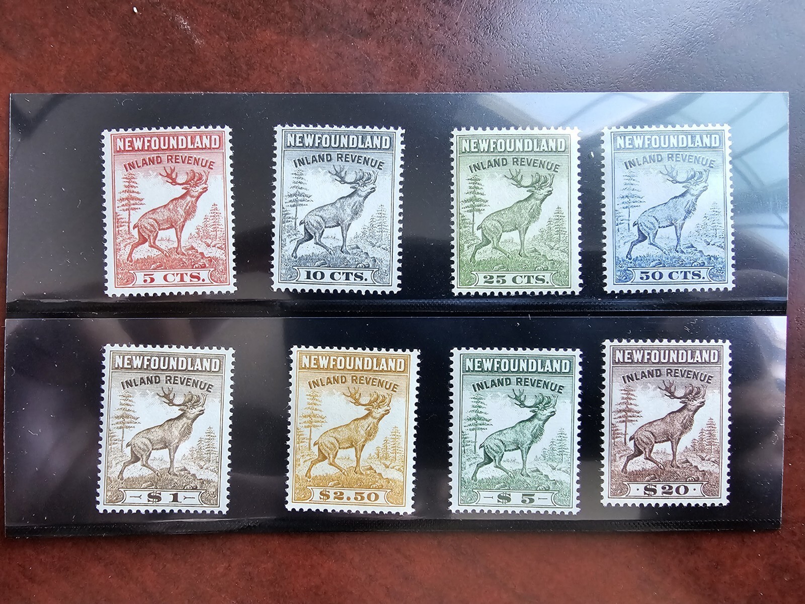 1942 Canada Caribou Issue Complete Stamp Set, New Never Hinged, Mint