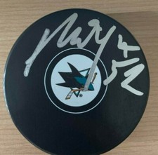 Lukas Radil Autographed Signed Puck San Jose Sharks NHL