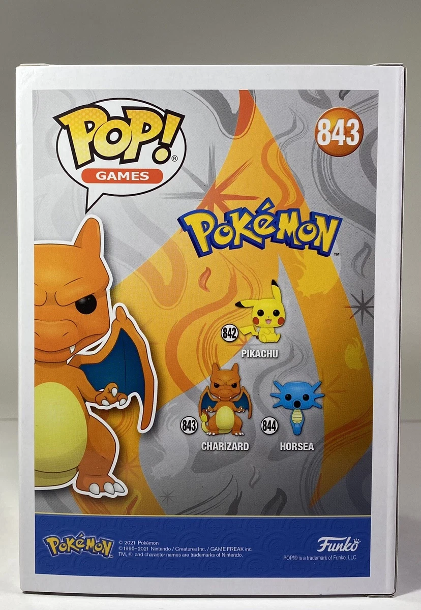 Funko Pop Games Pokemon Tipo Fogo E Voador Charizard 843