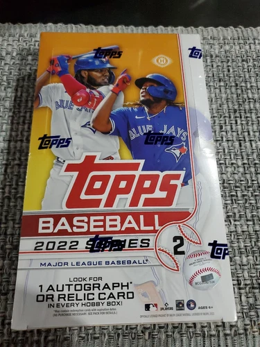 2022 Topps Series 2 Baseball Hobby Box FACTORY SEALED 336 Cards 1 auto or relic