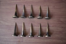 anciens clous forgés main forgeron fer laiton vernis meubles clous 10 photos