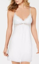 INC XL Babydoll Slip Lace  Chiffon Nightgown Lingerie or Beach Cover Up NEW
