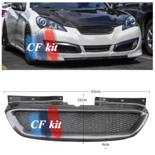  Carbonfaser RS Style Stoßstange vorne Gitter für Hyundai Genesis Coupe 2009-2011 - Bild 1 von 12