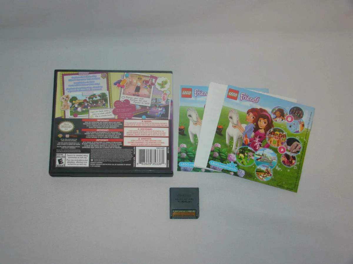 Nintendo DS Lego Friends game complete w case manual 2014 TT Games