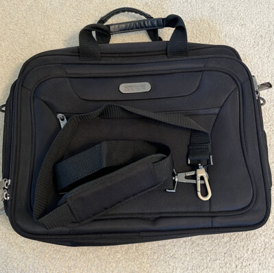 Kenneth Cole Reaction Laptop Shoulder Bag Black Case Mint