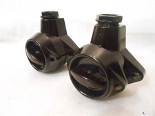 Bakelit Dreh Schalter Lichtschalter Feuchtraum schwarz AP Jung Steckdose