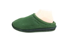 LL Bean Men's Green Fleece Slip On Comfort Slipper Sweater Scuffs Size 8 M