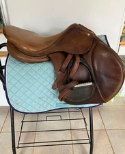 ANTARES JUMPING close contact saddle ~w/leathers/stirrups, BEST OFFER, FREE SHIP