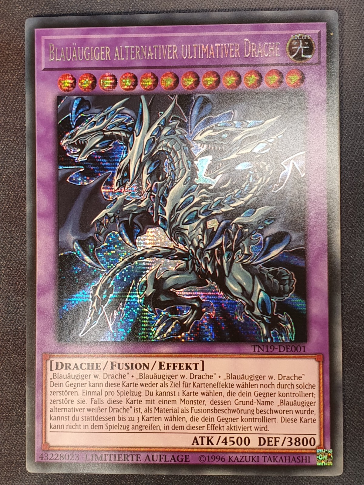 Yu-Gi-Oh! Blue-Eyes Alternative Ultimate Dragon – 1st Edition English TCG Card (Near Mint) 2 thumbnail image