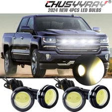 4PCS White LED Light Raptor Style Front Grille Light for Chevy Colorado Pickup