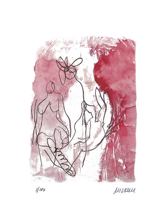 Armin Mueller-Stahl (geb. 1930), Ich schenk Dir eine Blume, 2020 - Bild 2 von 2