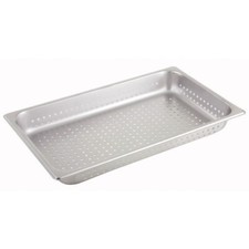 Winco Full-size x 6-Inch Anti-jamming Steam Pan, Stainless Steel, Medium