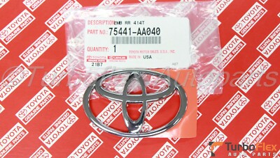 Toyota Camry 1997-2001 Rear Trunk Logo Emblem Genuine OEM 75441