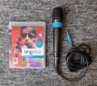 Singstar Spiel und Mikrofon für PlayStation 3 kabelgebundenes Mikrofon 