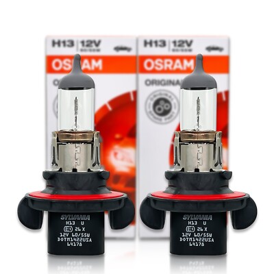 Osram Sylvania H13 9008 Original Halogen Headlight Bulbs 2PC MADE IN USA