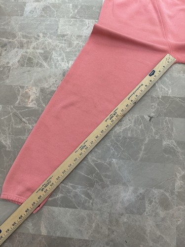 Lee Heavyweight Vintage Pink Matching Sweatsuit L Top M Bottom Fleece USA - Picture 21 of 22