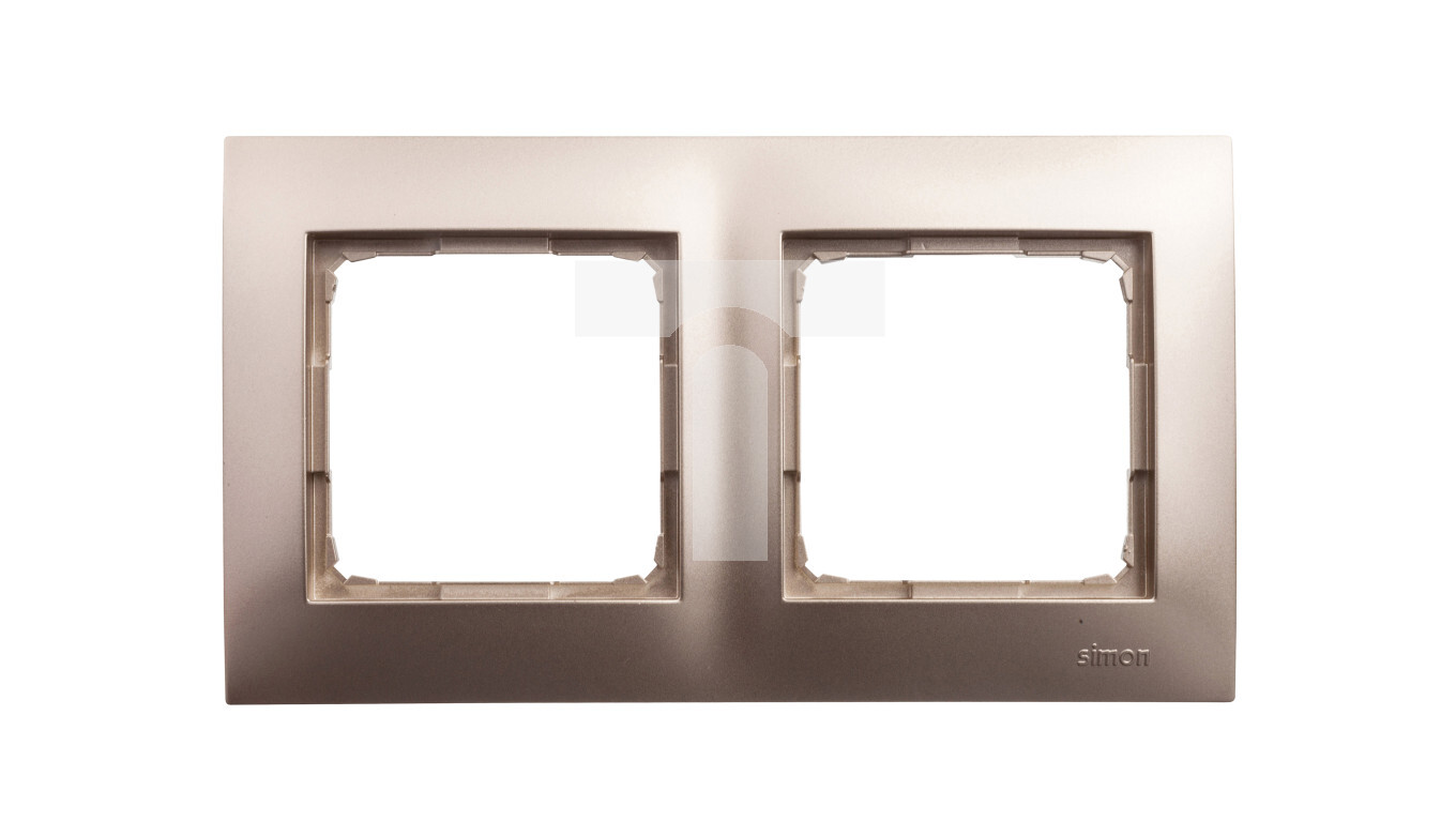 Simon 54 Premium Double frame, golden matt / for plasterboard / DRK2 / 44 /T2UK