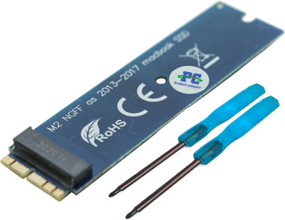 M.2 nVME SSD Adapter Card  Kits, kompatibel mit MacBook Air MacBook Pro, iMac