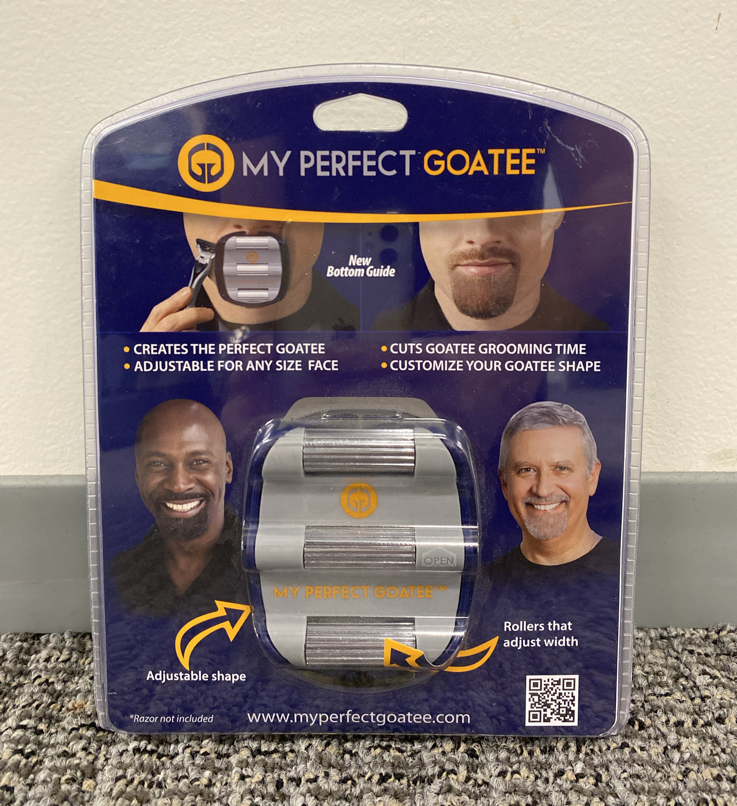 My Perfect Goatee NEW Shaving Template Shave, Shape & Trim Goatee eBay