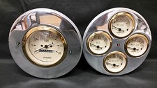 1954 Chevy Truck 5 Gauge Cluster Gold