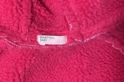 Benetton child coat with hood, size 3-6 months in pink. - Picture 5 of 7