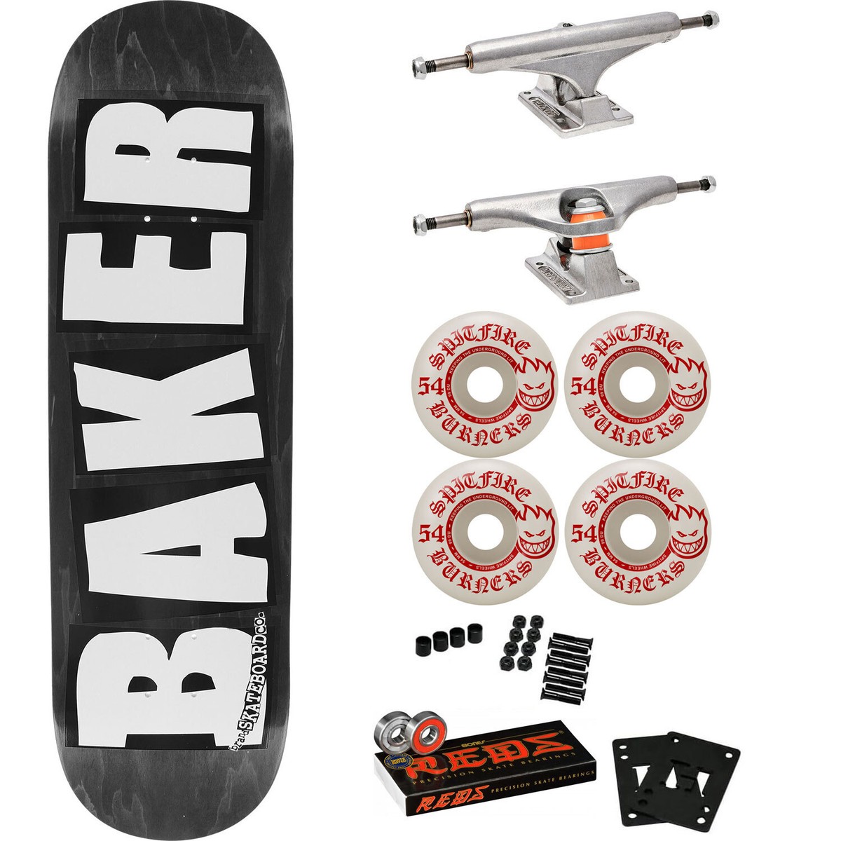 skateboard コンプリートINDEPENDENT SPITFIRE Amazon.com : Baker Skateboard Complete 8.125