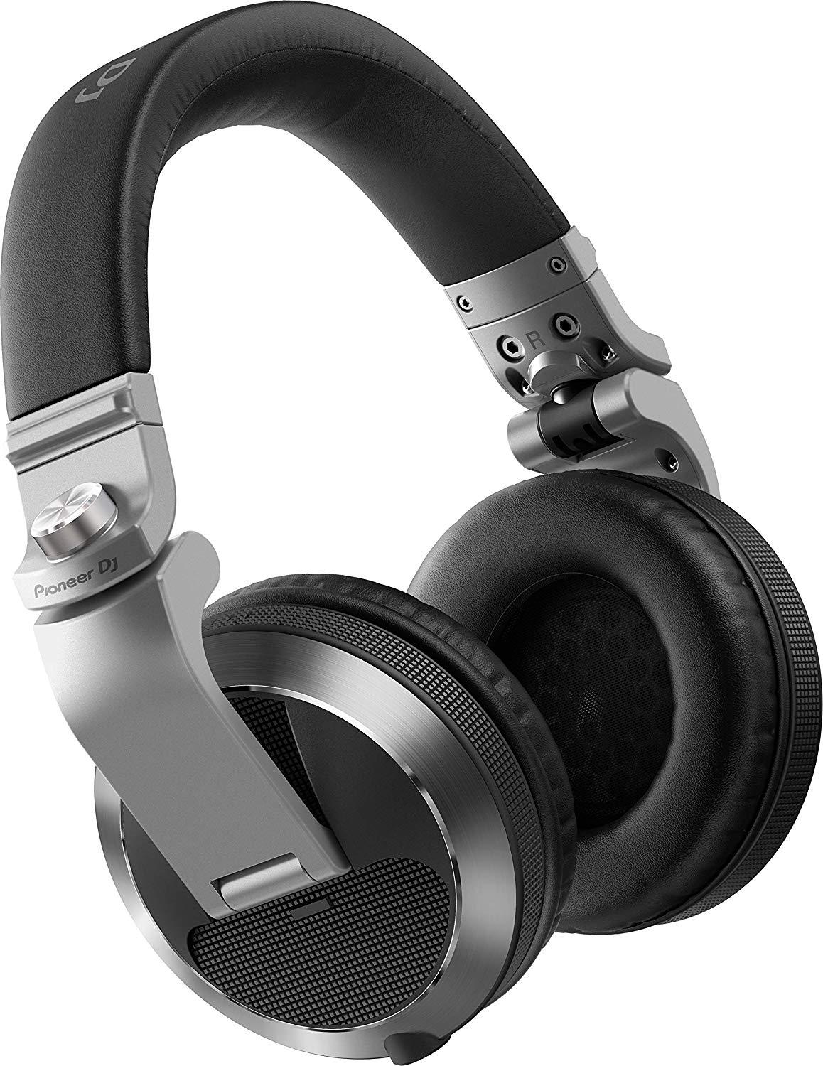 Профессиональные накладные диджейские наушники Pioneer HDJ-X7-S серебристого цвета EMS с трекингом NEW