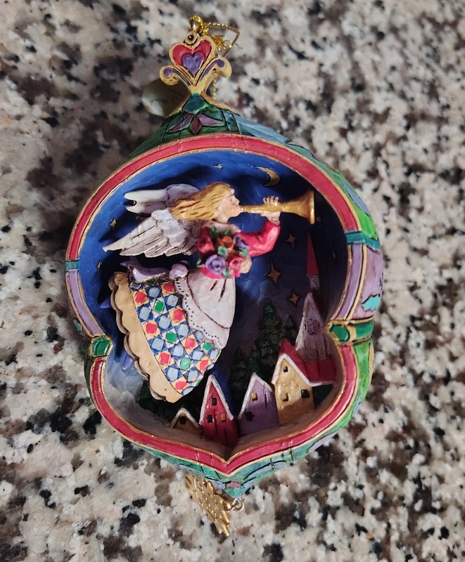 2008 Jim Shore A Heavenly Tune Ornament The Danbury Mint Ornament