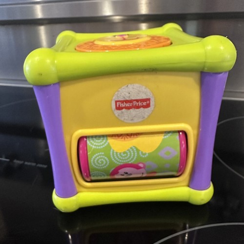 9 Baby Toys Fisher Price Activity Cube Piano Flamingo Dinosaur Square Duck Bus - Picture 13 of 21