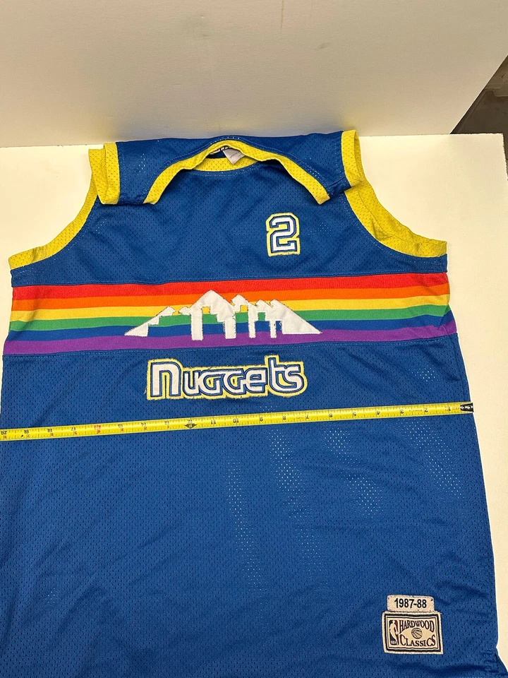 CAMISETA INGLESA ALEX 1987-88 DENVER NUGGETS #2 rara Foto 2 de 4