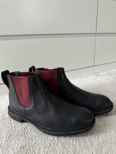 Timberland Herren Schuhe Chelsea Boots Leder Stiefel Gr.45 Top Zustand