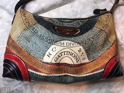 Gattinoni BORSA DONNA da spalla planetarium Originale | eBay