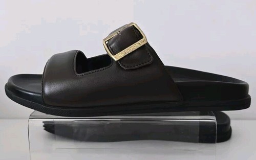 ROCKPORT HOMBRES Sandalias Slides Hebilla Darron CJ1650 MARRÓN Talla UK 7.5 EU 41 NUEVO - Imagen 7 de 12