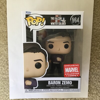 FUNKO POP! BARON ZEMO # 964 MARVEL COLLECTOR CORPS Exclusive
