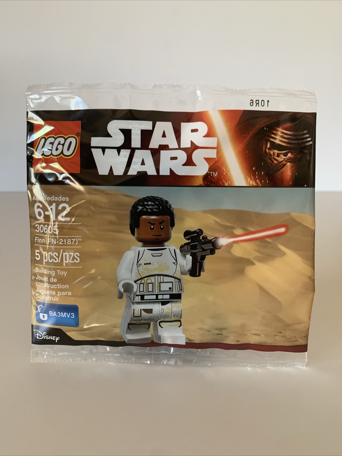 LEGO Star Wars Finn (FN-2187) Polybag 30605-1 Polybag Brand New Retired