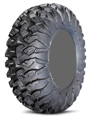 Kit 4 EFX MotoClaw Tires 28x9-15 on Black Rhino Parker Silver Wheels VIK - Picture 2 of 5