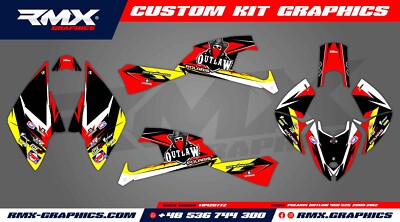 Polaris Outlaw 450 505 525 2009-2012 Decals Stickers Dekor Designs RMX Graphics