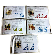 Pieced Basket Quilt 6-1/2" x 6-1/2" blocks 1,2,5,6,7 Fabric  pattern