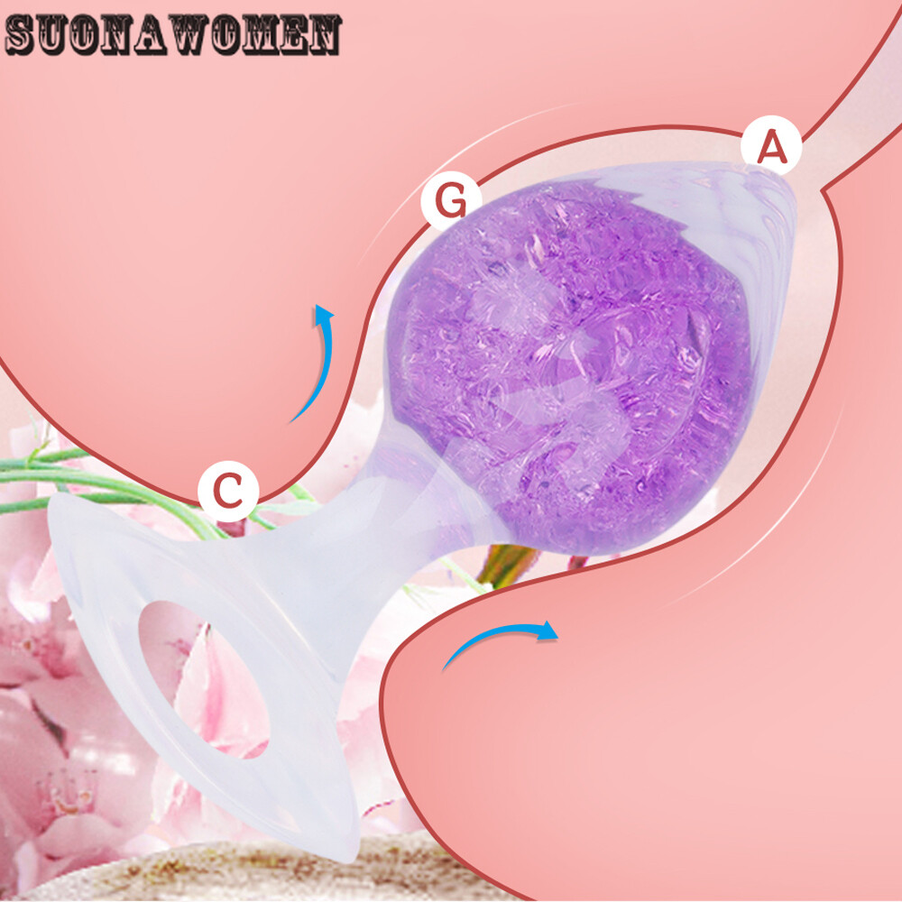 3pcs/set Anal Plug Small Butt Plug Dilation Silicone Crystals Anal Plug Sex  Toys | eBay