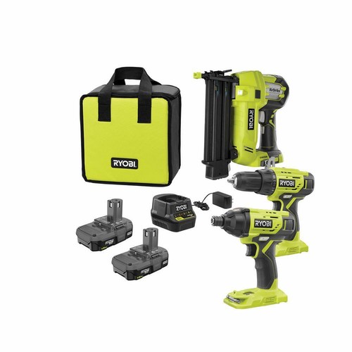 RYOBI Power Tool Combo Kit Drill Impact 