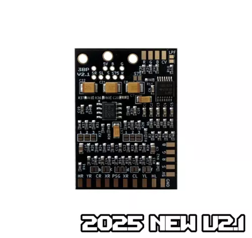 Sega Mega Drive/Genesis Model 1 + 2 Triple Bypass V2.1 NEW Amp DIY Mod Kit MD
