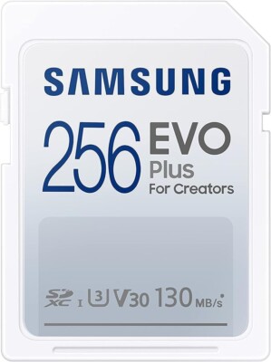 Samsung EVO Plus (2021) 256GB SDXC UHS-I Memory Card