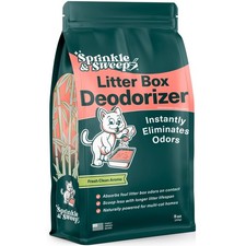 Sprinkle  Sweep: Litter Box Deodorizer - 8oz Bag - Cat  Kitten Home Odor Ne...