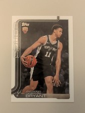 2025-26 Topps Carter Bryant (RC) Flagship #214 San Antonio Spurs