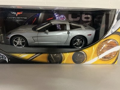 ミニカー Hot Wheels Corvette 1/18 1/18 Hot Wheels Chevrolet Corvette C6 Coupe (Red) Diecast