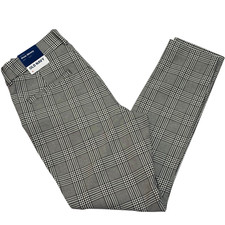 Old Navy Pixie Skinny Ankle Pants Women  s 4 High Rise Secret Smooth Pocket Plaid