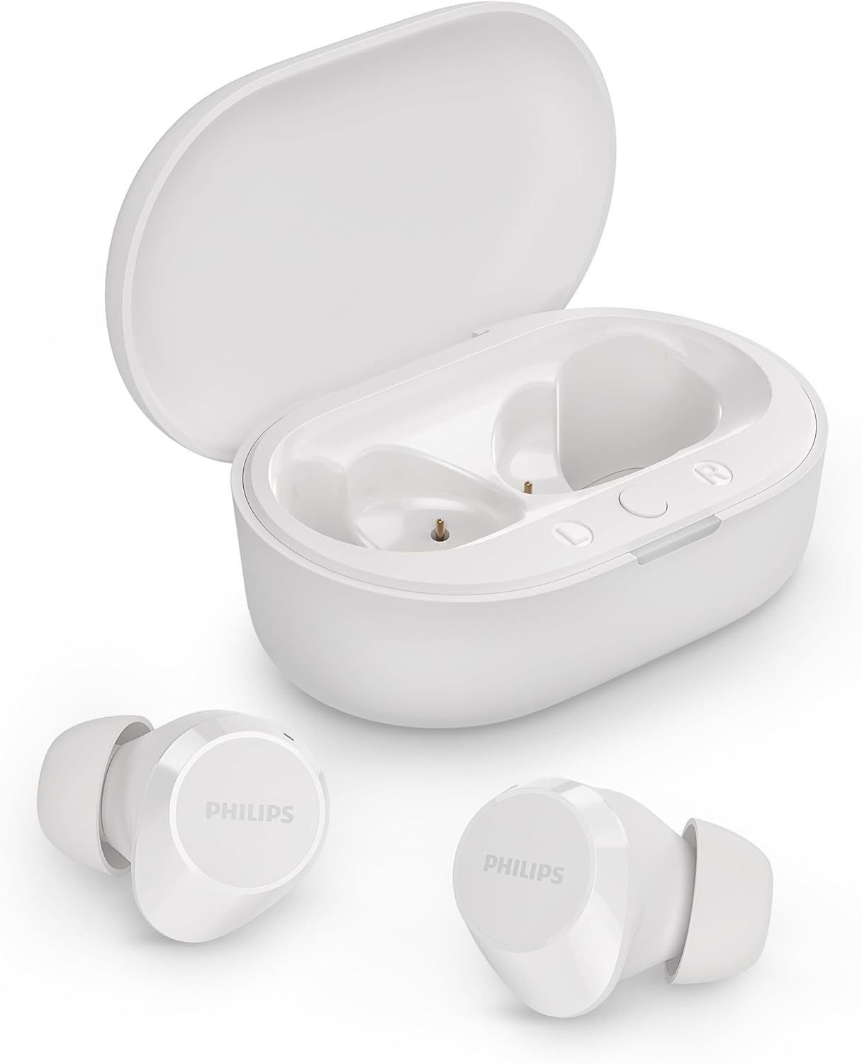 PHILIPS TAT1209WT True Wireless in Ear Bluetooth Headphones - Small Buds, Great